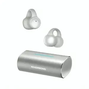 Riversong Ecouteur sans fil AIR CLIP L3 SILVER 30H PLAYING TIME