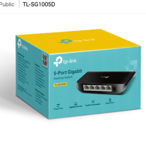 TL-SG1005D SWITCH 5 PORTS GIGABIT TP-LINK