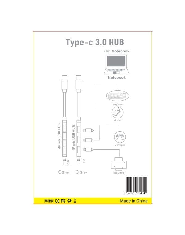 Airplus Adaptateur USB-C® multiport 4-en-1 – Image 4