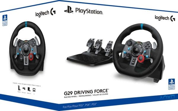 Logitech G29 Driving Force Volant Avec Pédales + Levier de vitesses – Image 2