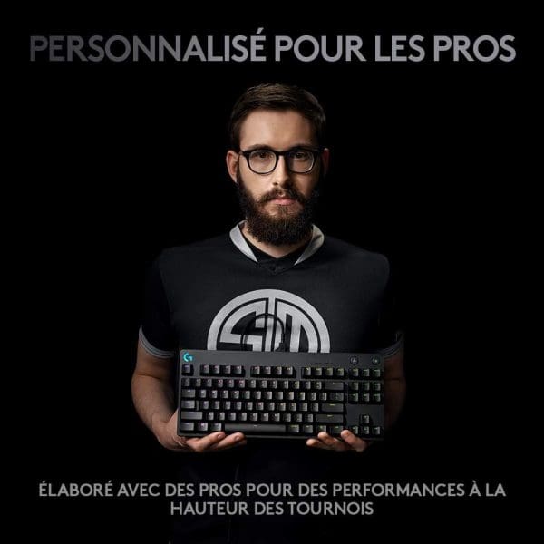Logitech G Pro X Clavier de Jeu mécanique switches GX Blue – Image 3