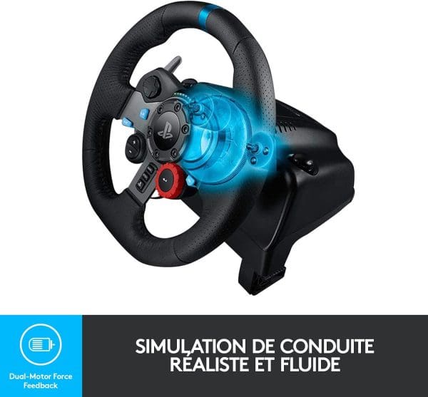 Logitech G29 Driving Force Volant Avec Pédales + Levier de vitesses – Image 7