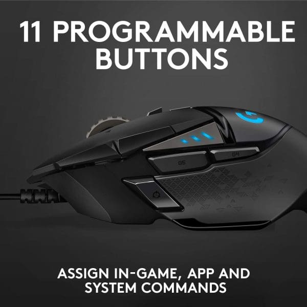 Logitech G502 HERO Souris Gamer Filaire – Image 8