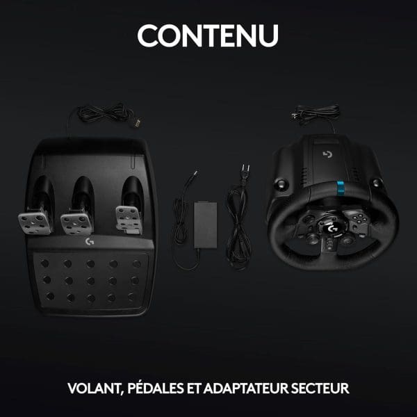 Logitech G923 Volant de Course et Pédales PS5 – Image 7