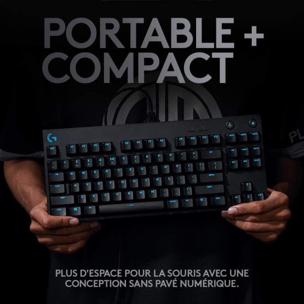Logitech G Pro X Clavier de Jeu mécanique switches GX Blue – Image 6