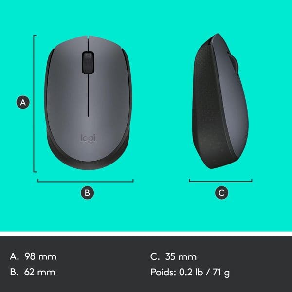 Logitech M170 Souris sans fil – Image 7