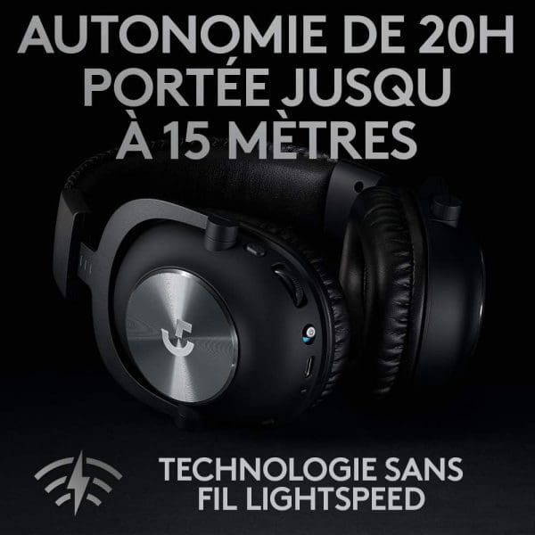 Logitech G PRO X LIGHTSPEED Casque gaming sans fil – Image 6