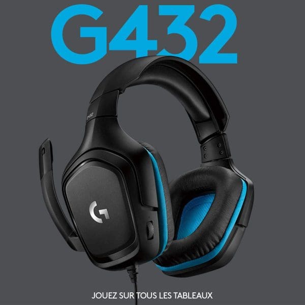 Logitech G432 Casque Gamer Filaire, Son 7.1 – Image 3