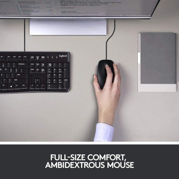 Logitech MK120 Combo AZERTY Filaire – Image 3