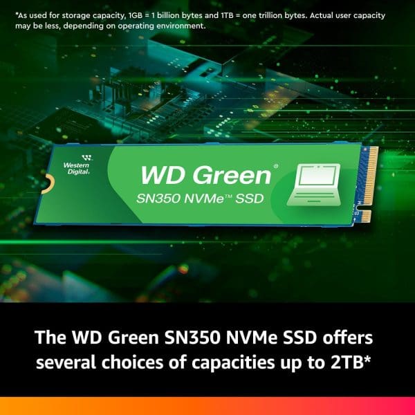 Western Digital WD Disque SSD NVMe Green SN350 250 Go – Image 5