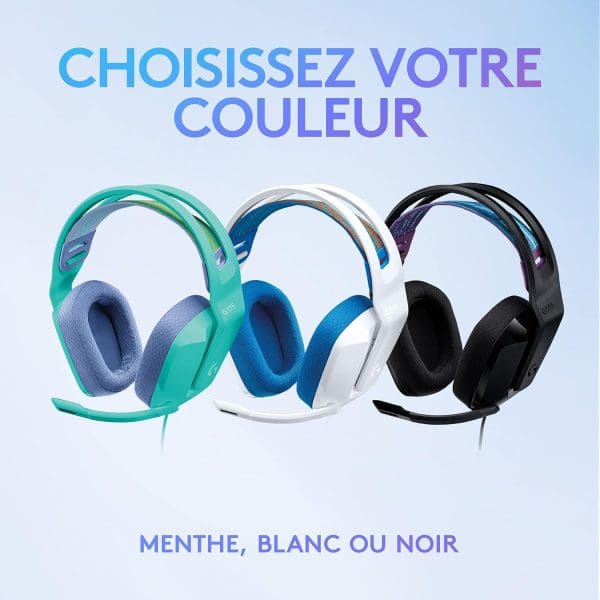 Logitech G335 Casque Gamer Filaire – Image 11