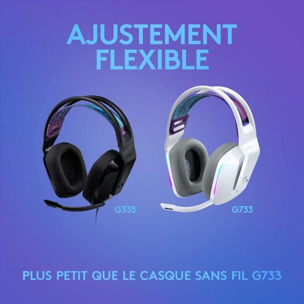 Logitech G335 Casque Gamer Filaire – Image 10