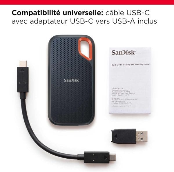 SanDisk 1To Extreme Disque SSD externe, Portable – Image 6