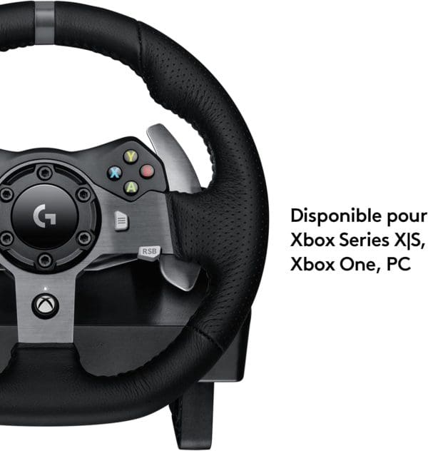 Logitech G G920 Driving Force Aluminium  et Pédales – Image 4