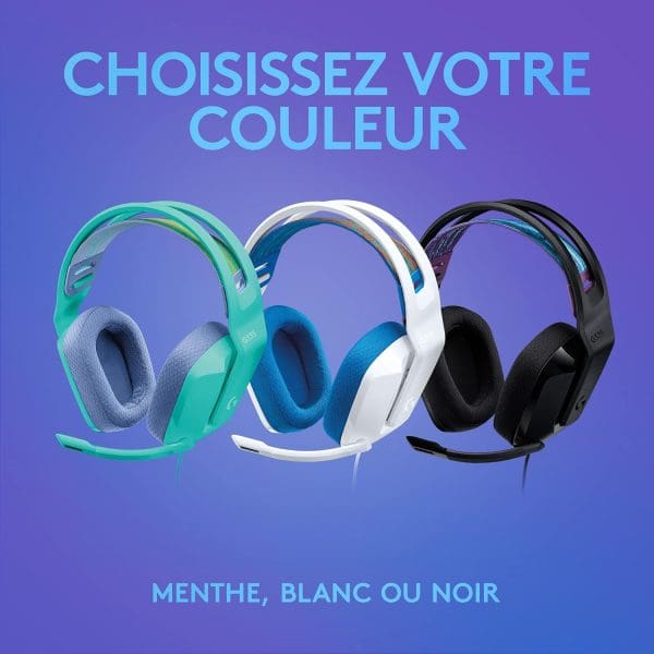 Logitech G335 Casque Gamer Filaire – Image 11