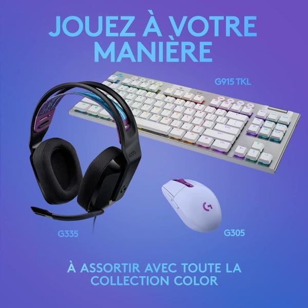 Logitech G335 Casque Gamer Filaire – Image 9