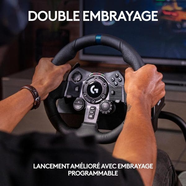 Logitech G923 Volant de Course et Pédales PS5 – Image 2