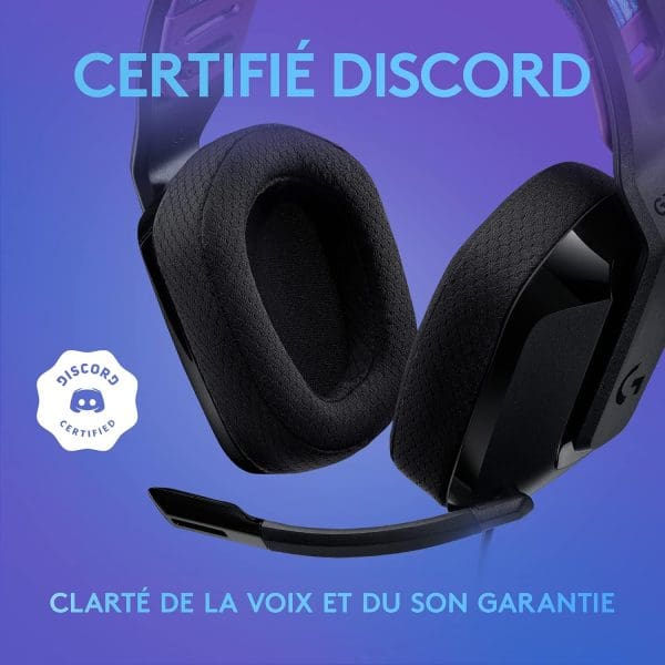 Logitech G335 Casque Gamer Filaire – Image 6