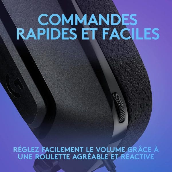 Logitech G335 Casque Gamer Filaire – Image 3