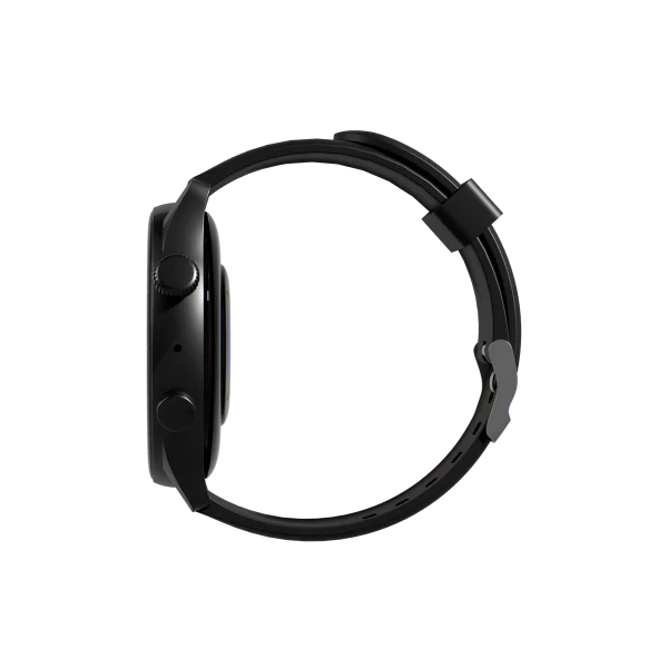 ORYX Gleam4 (Cadran Noir Bracelet Silicone Noir) – Image 3