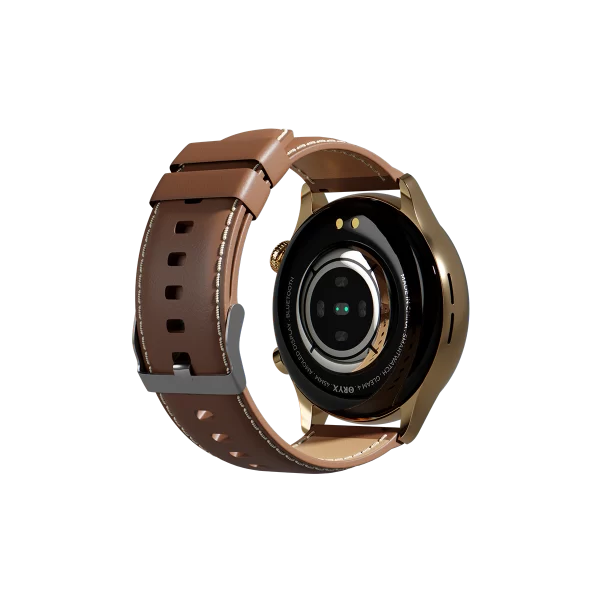 ORYX Gleam4 (Cadran Cuivre doré Bracelet Cuir Marron) – Image 4