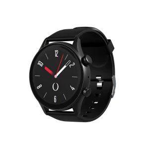 ORYX Gleam4 (Cadran Noir Bracelet Silicone Noir)
