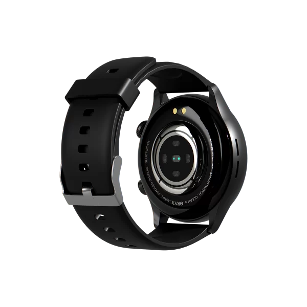ORYX Gleam4 (Cadran Noir Bracelet Silicone Noir) – Image 4