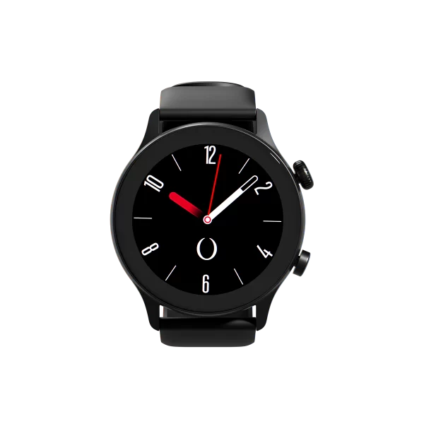 ORYX Gleam4 (Cadran Noir Bracelet Silicone Noir) – Image 2