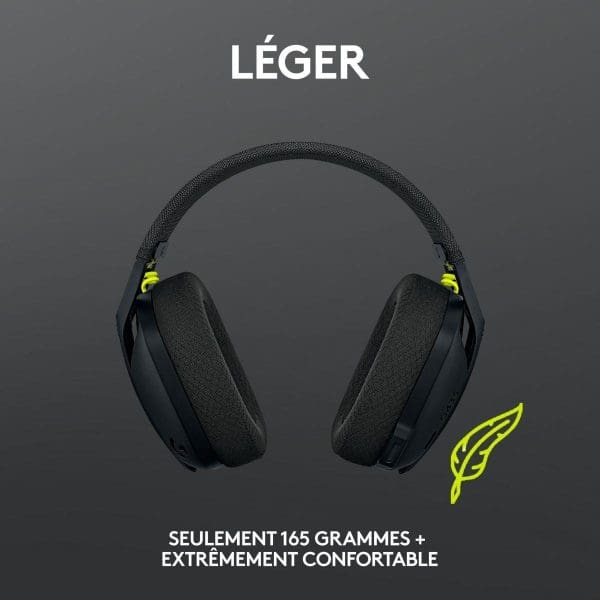 Logitech G435 LIGHTSPEED & Bluetooth sans Fil Casque Gamer – Image 5