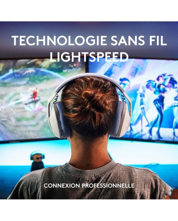 Logitech G435 LIGHTSPEED & Bluetooth sans Fil Casque Gamer – Image 4