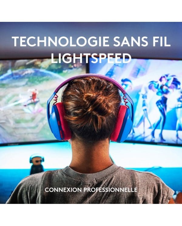 Logitech G435 LIGHTSPEED & Bluetooth sans Fil Casque Gamer – Image 5