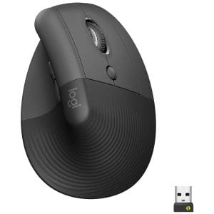 Logitech Lift Souris Ergonomique Verticale,(Noire)