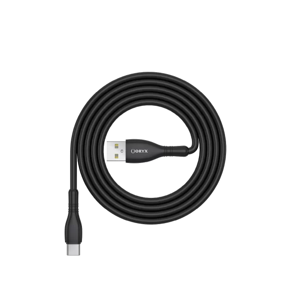 ORYX Câble NDC-131c USB-A à Type-C 3.1A Noir – Image 2