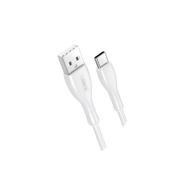 ORYX Câble NDC-131c USB-A à Type-C 3.1A Blanc