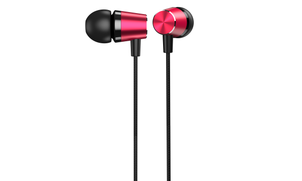 ORYX Ecouteurs intra-auriculaires avec microphone Rouge