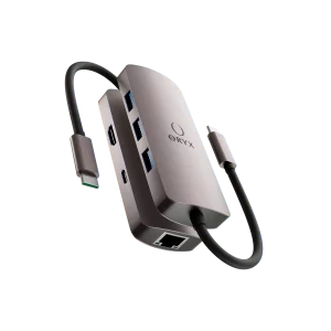 ORYX Adaptateur Type-C multiport 6en1
