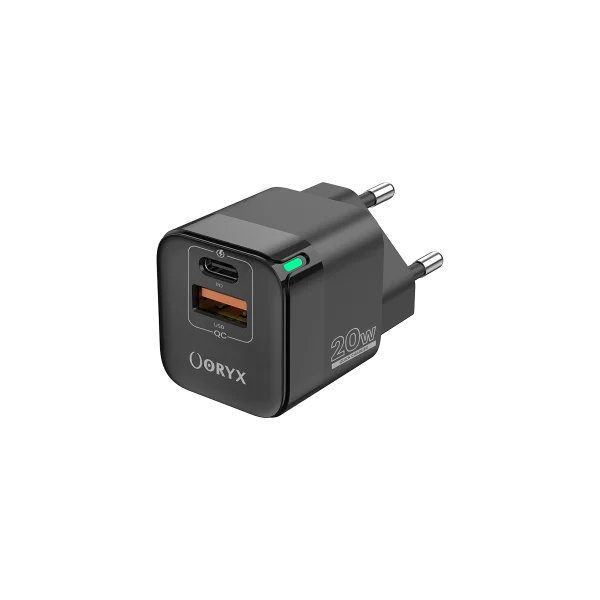ORYX Mini Power charger NPC-220, fast charge 20W Noir