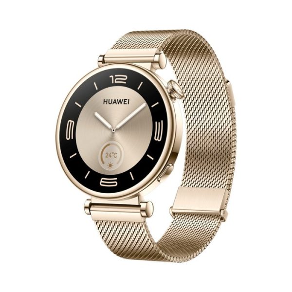 HUAWIE WATCH GT 4 41 MM ÉLÉGANT ACIER INOXYDABLE DORÉ