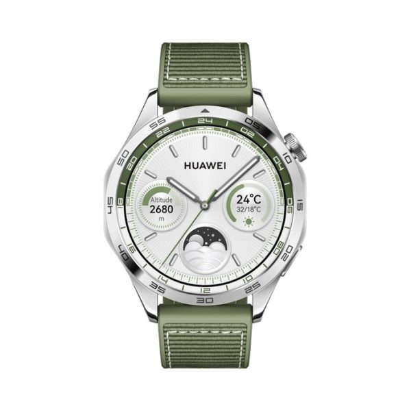 HUAWEI Watch GT 4 46 MM Cuir Vert – Image 2