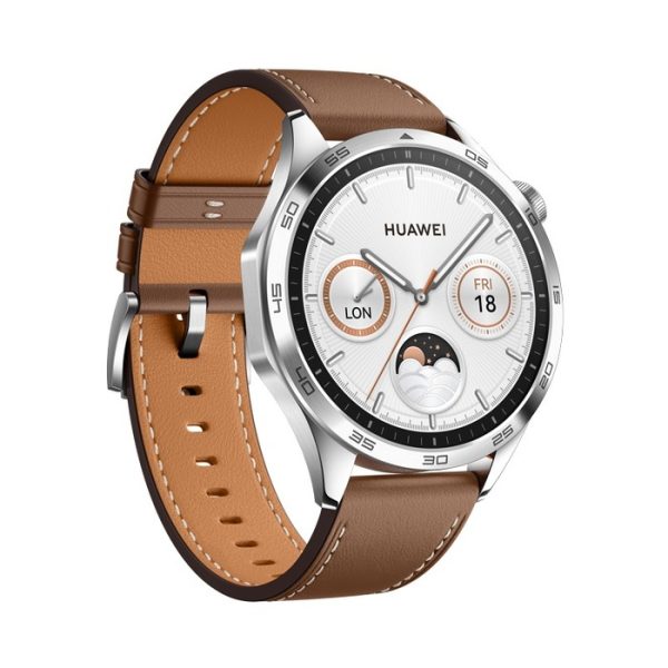 HUAWEI Watch GT 4 46 MM Cuir Marron – Image 3