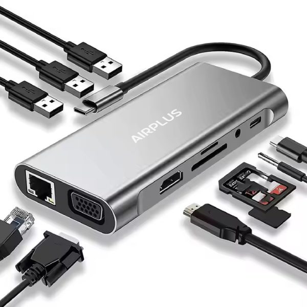 Airplus Adaptateur USB C Multiport 11 En 1 – Image 2