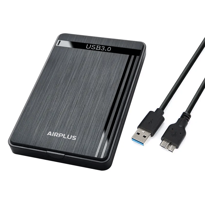 Airplus Boîtier Disque Dur Externe USB 3.0 SATA 2,5 HDD SSD