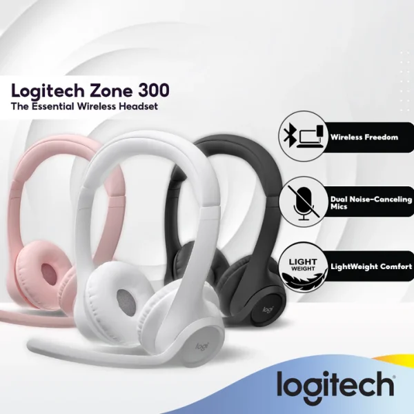 Logitech Zone 300 Blanc – Image 5