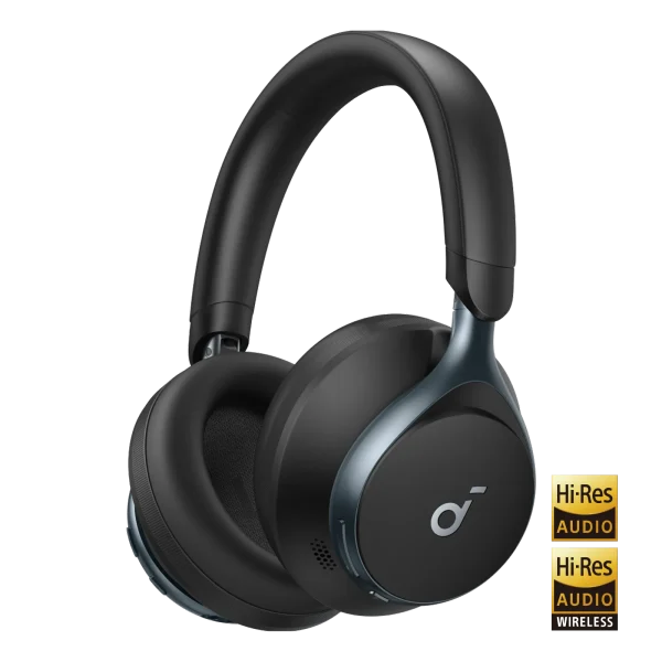 Soundcore by Anker Space One | Active Noise Cancelling Headphones Noir