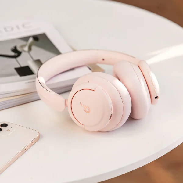 Soundcore by Anker Life Q30 | Bluetooth Noise Cancelling Headphones Rose – Image 4