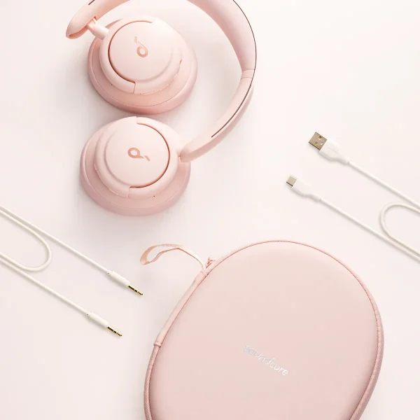 Soundcore by Anker Life Q30 | Bluetooth Noise Cancelling Headphones Rose – Image 3