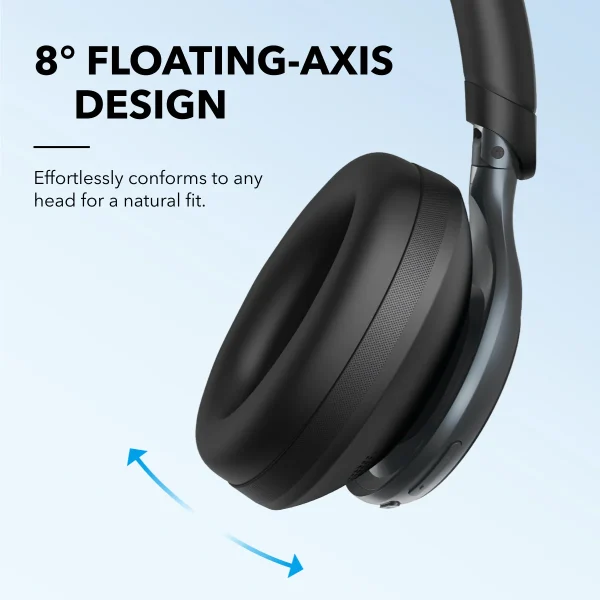 Soundcore by Anker Space One | Active Noise Cancelling Headphones Noir – Image 3
