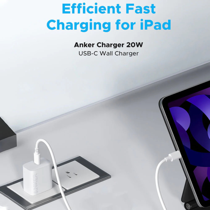 ANKER CHARGEUR 20W USB-C BLANC – Image 3