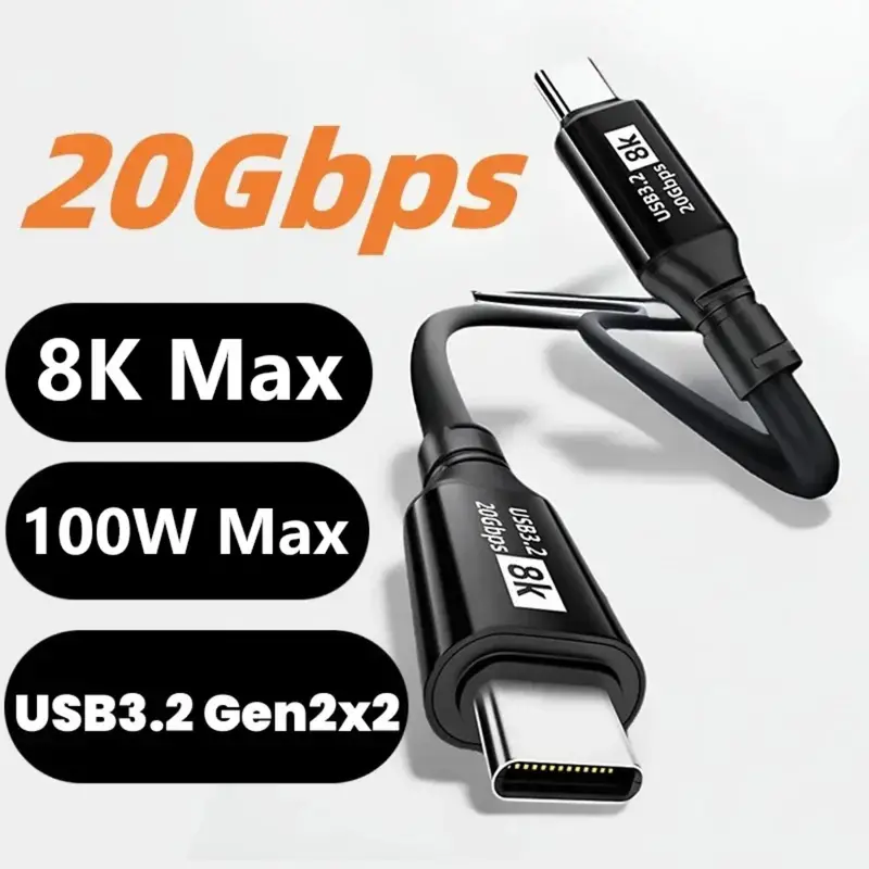 Airplus Cable USB 3.2 Gen2 Type-C toType-C 100W 20Gbps 8K60Hz 2M – Image 4