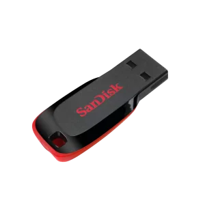 Sandisk Cruzer Blade USB Flash Drive - 128 GB (Red)